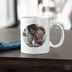 Uniquely Personalized MY Dad My Hero Art Coffee Mug - www.giftlift.in